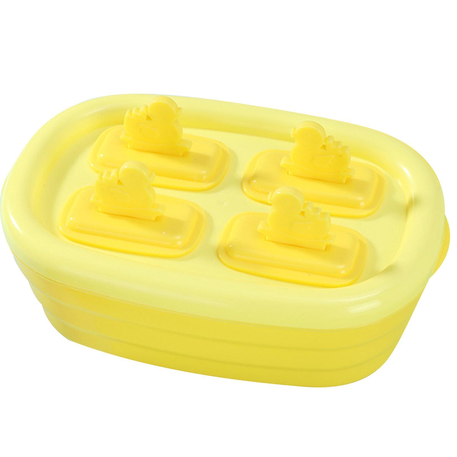 Ice Cream Tray 4Cavity DIY Laborsaving Ice Cube Mold Portable Handle Hepsiburada Global
