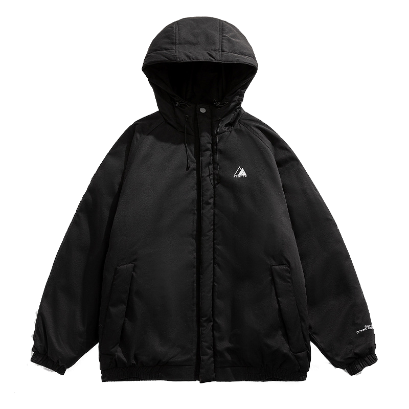 Outdoor cotton-padded jacket women's winter function thickened hooded ...