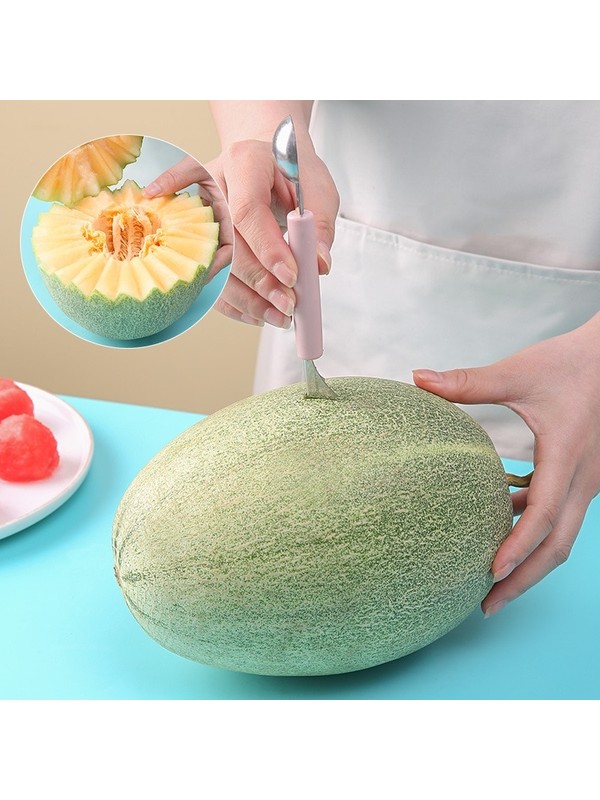 Pembe Meyve Oyma Bıçağı Top Eşyaları Mutfak Aksesuarı Karpuz Ev Alet