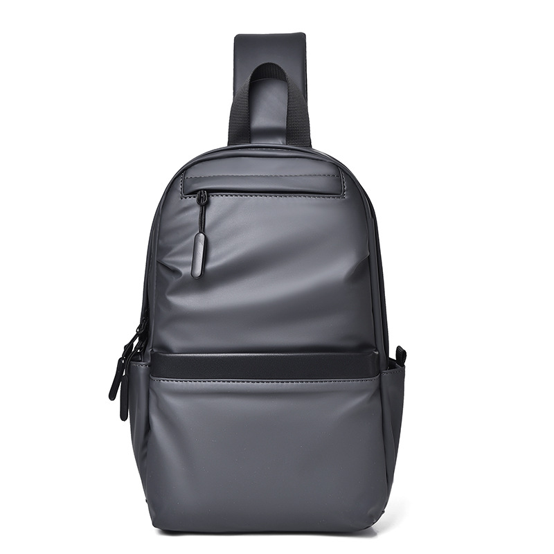 Vovtva Convertible Backpack - Waterproof Oxford Multi-Compartment Bag, Anti-Theft Sling Crossbody (Grey)