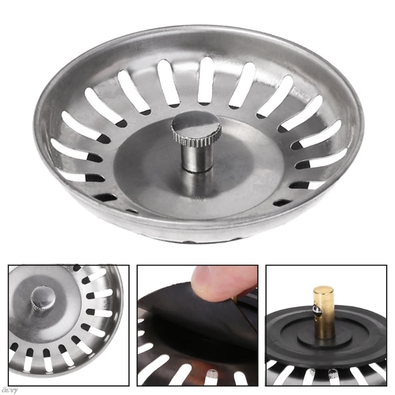 Stainless Steel Sink Strainer Sink Strainer Bathroom Waste Strainer ...