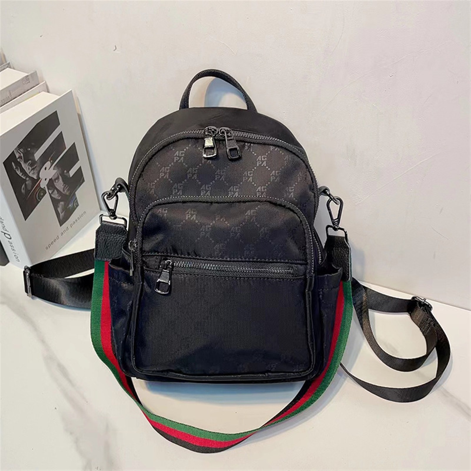 Women's Backpack Water Resistant Nylon Bag Simple Casual Backpack