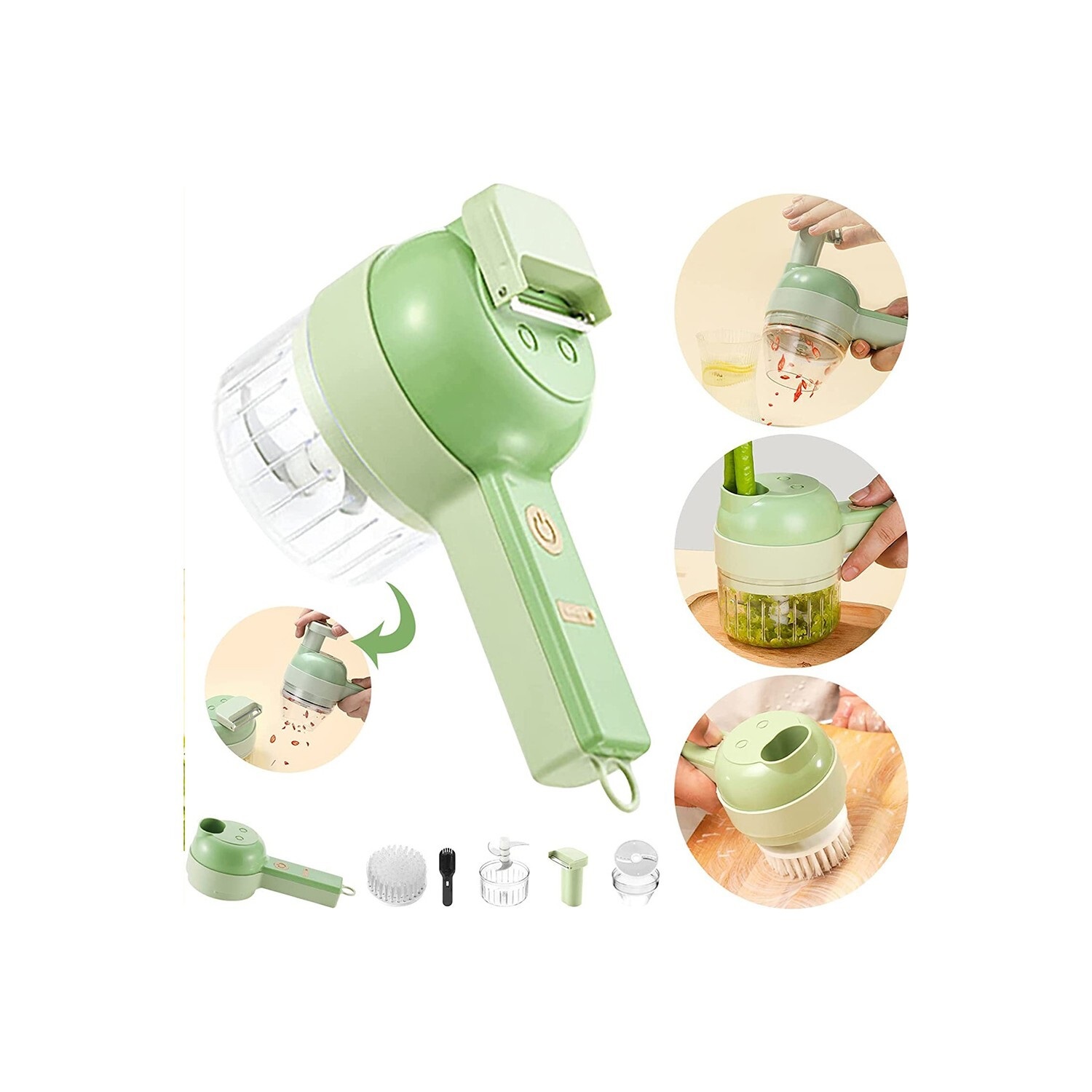 Gatlin Vegetable Cutter Electric Garlic Pounder Handheld Vegetable