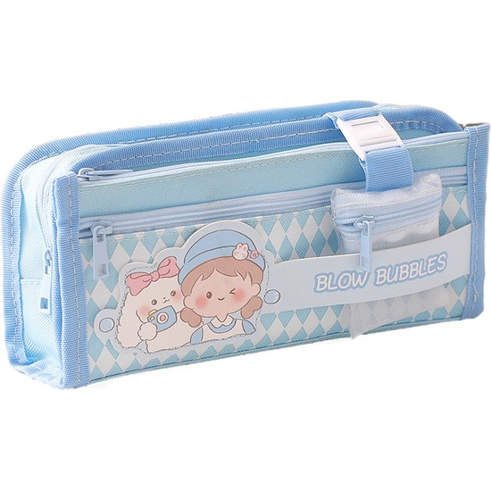 Large Capacity Multifunctional Pencil Case Storage Stationery Box Double Layer Pencil Case Large Capacity Multifunctional Pencil Case Storage Stationery Box Double Layer Pencil Case
