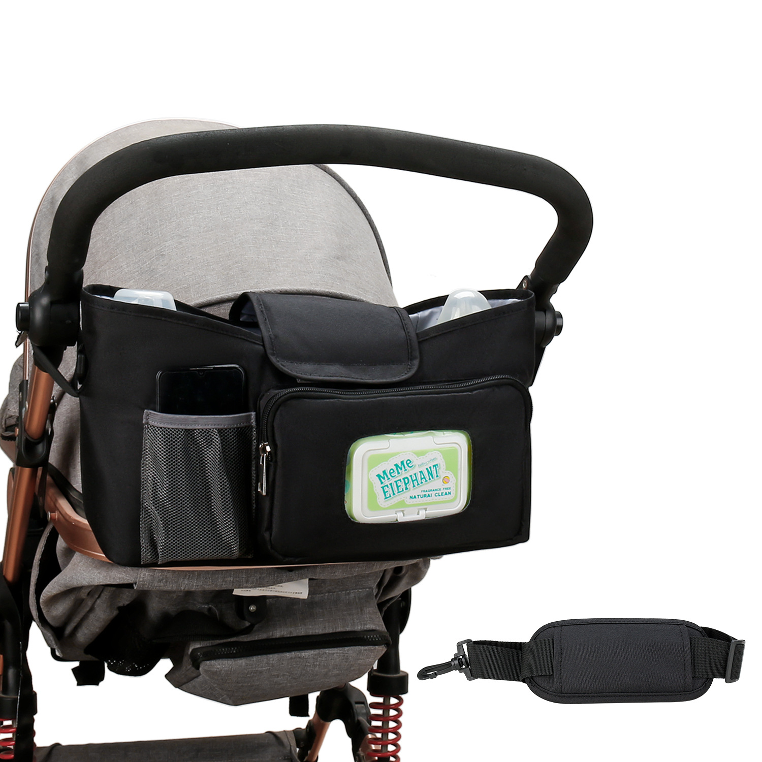 Baby stroller bag mother and baby travel outdoor stroller storage bag
