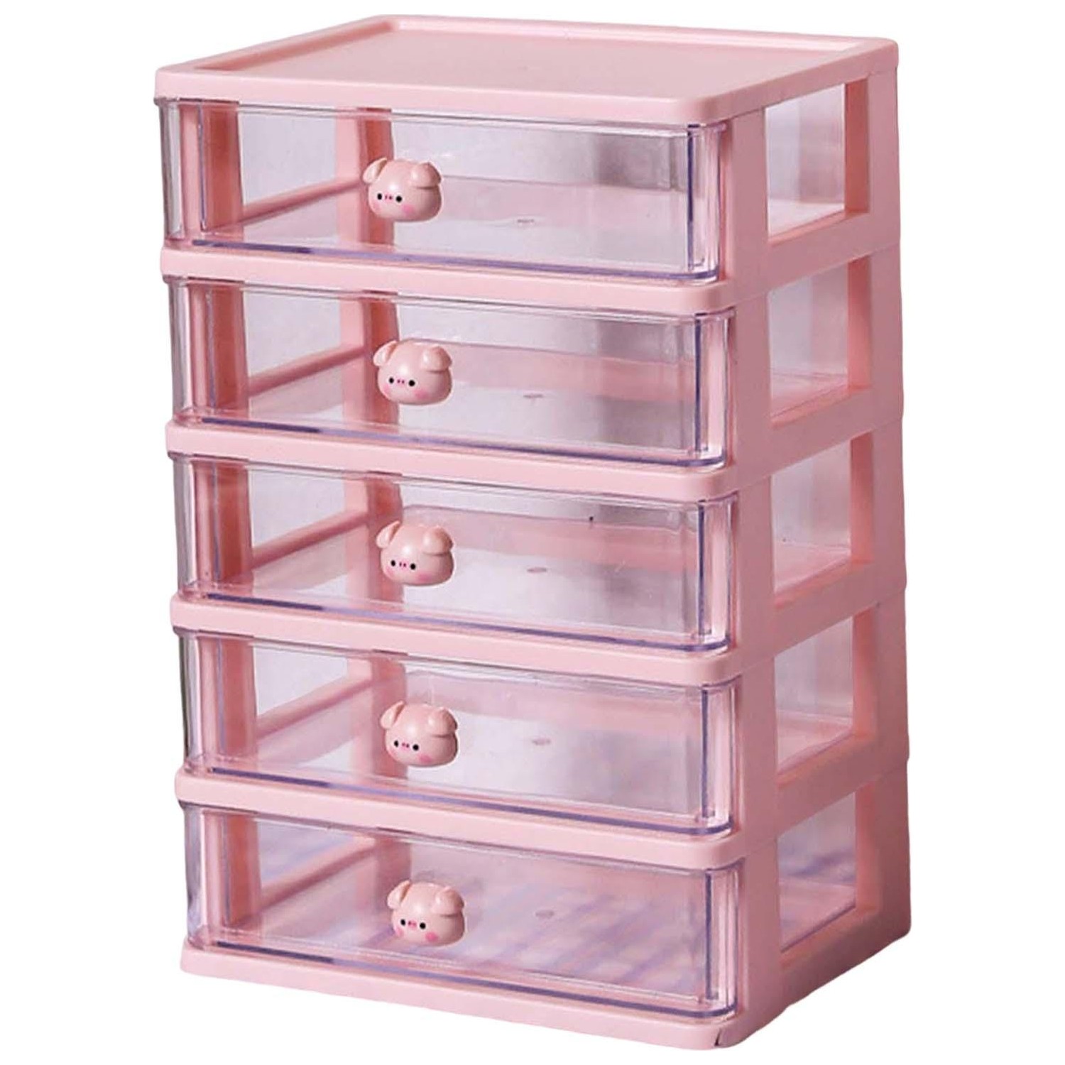 Desk Organizer Office Desk Storage Box With Drawers Bench Yurt 5 Drawer ...