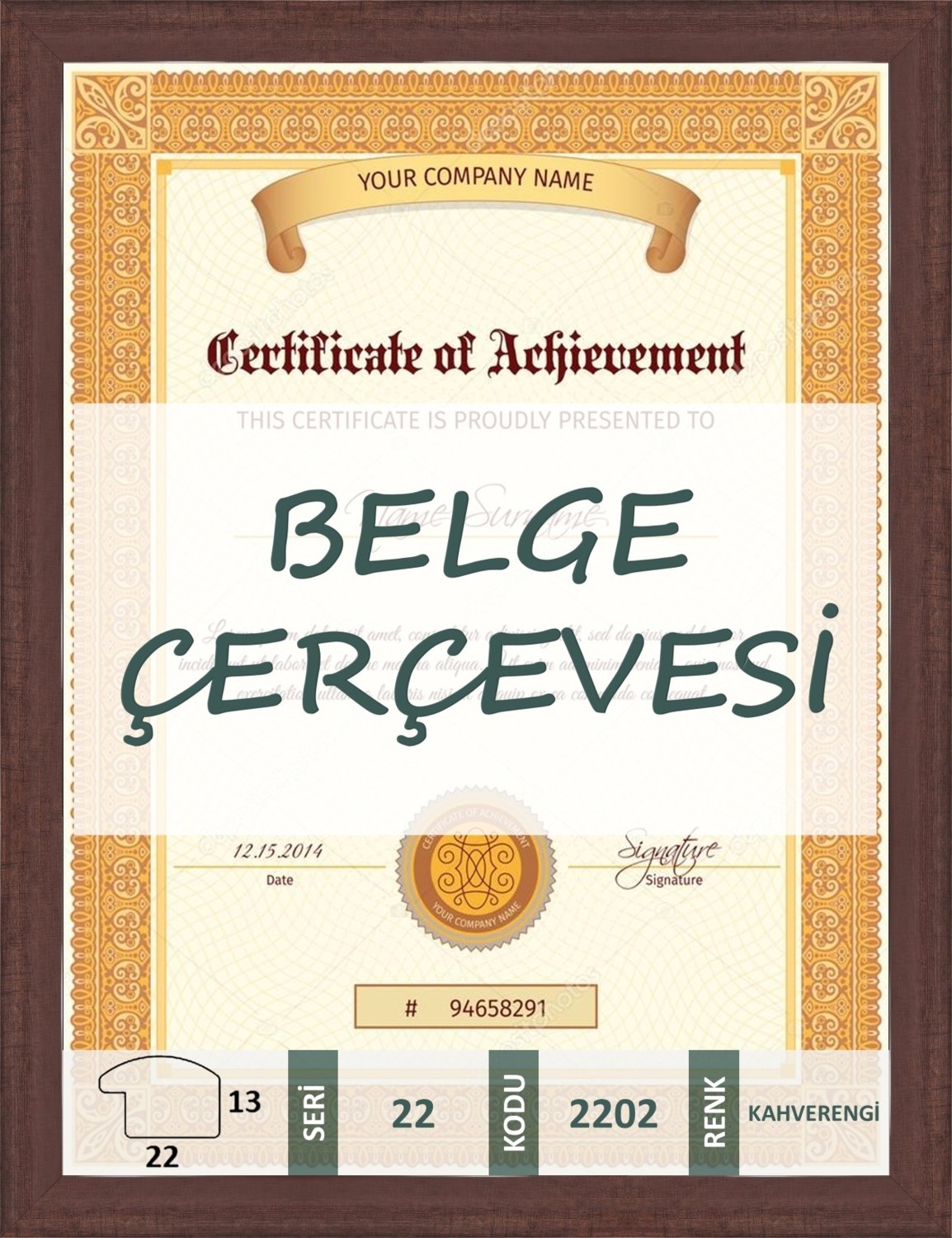 Picture Shop B2 Document Frame 2202 Brown Size Options Hepsiburada Global