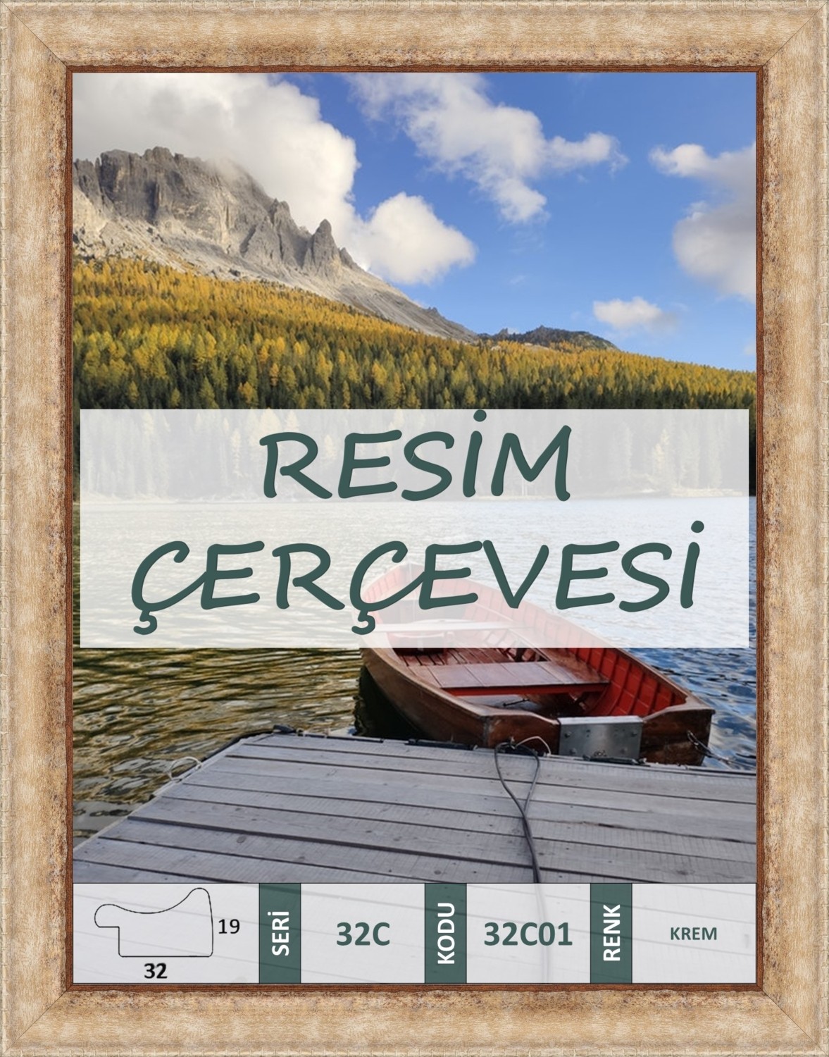 Picture Shop Picture Frame 32C01 Cream Size Options Hepsiburada Global