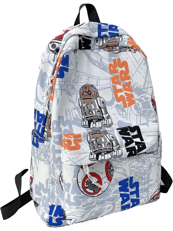 Kişiselleştirilmiş Grafiti Üniversite Öğrencisi Okul Çantası Basit