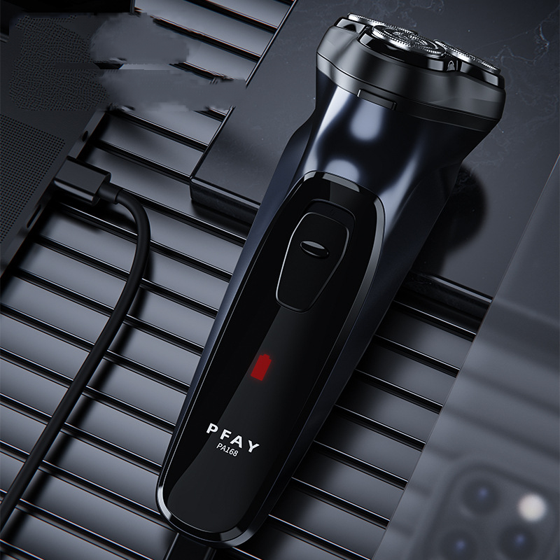 Charge Razor Men's Electric Razor, USB Charging, Portable Shaver, Silver ...