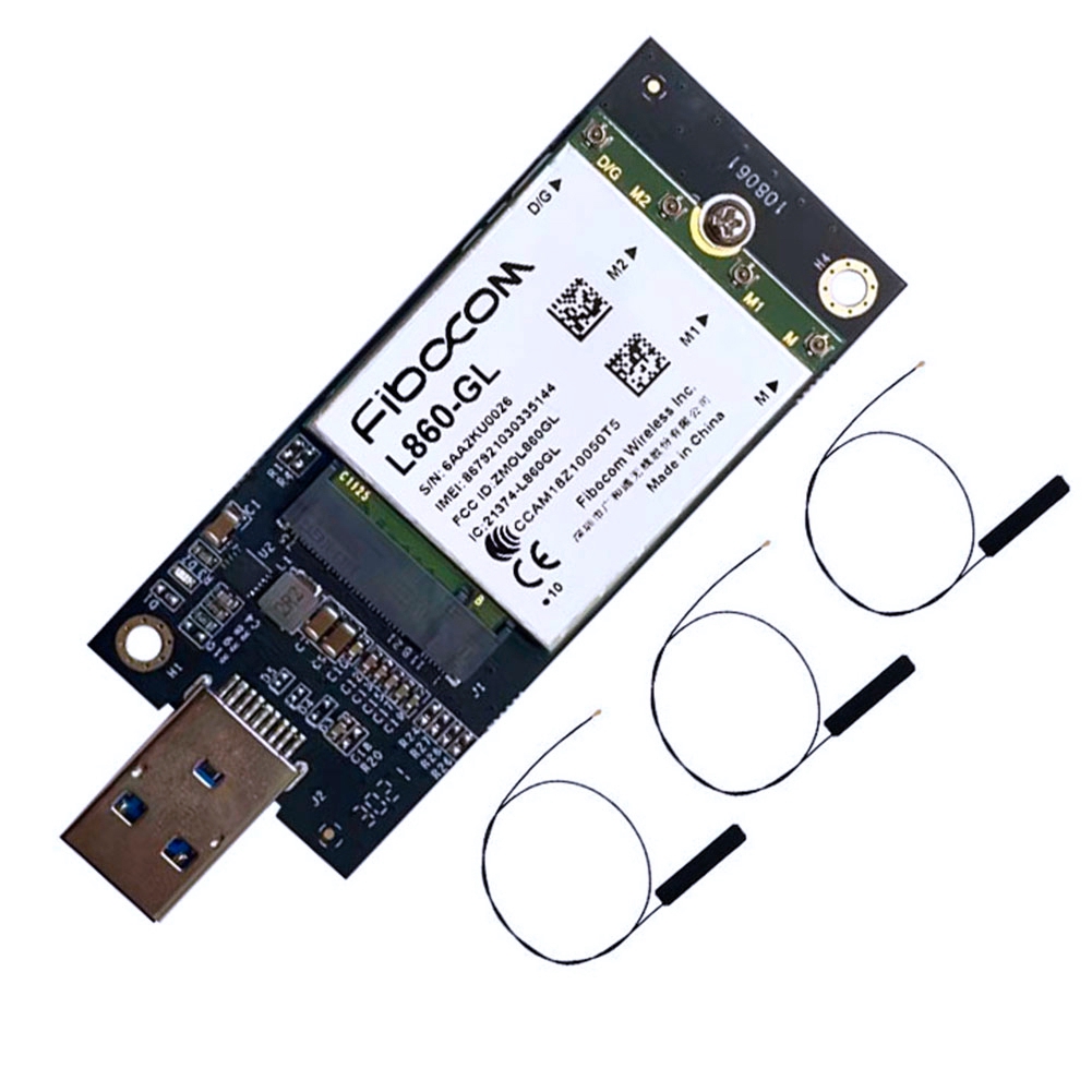 Fibocom USB 4G Module L860-GL FDD-LTE TDD-LTE Cat16 4G Card L860 GL LTE ...