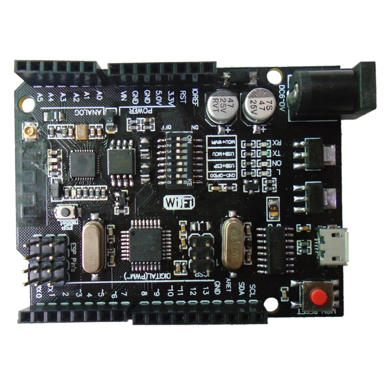 WiFi R3 ATmega328P ESP8266 (32Mb Memory) USB-TTL Converter CH340G ...