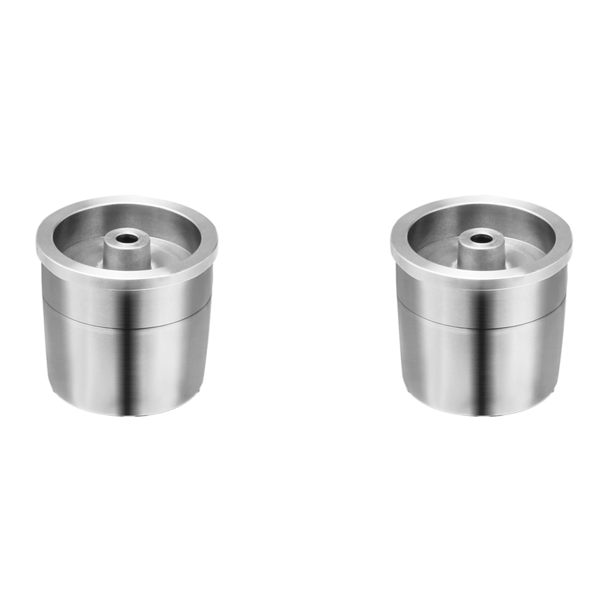 2X Reusable Refillable Coffee Capsule Stainless Steel Coffee Capsule