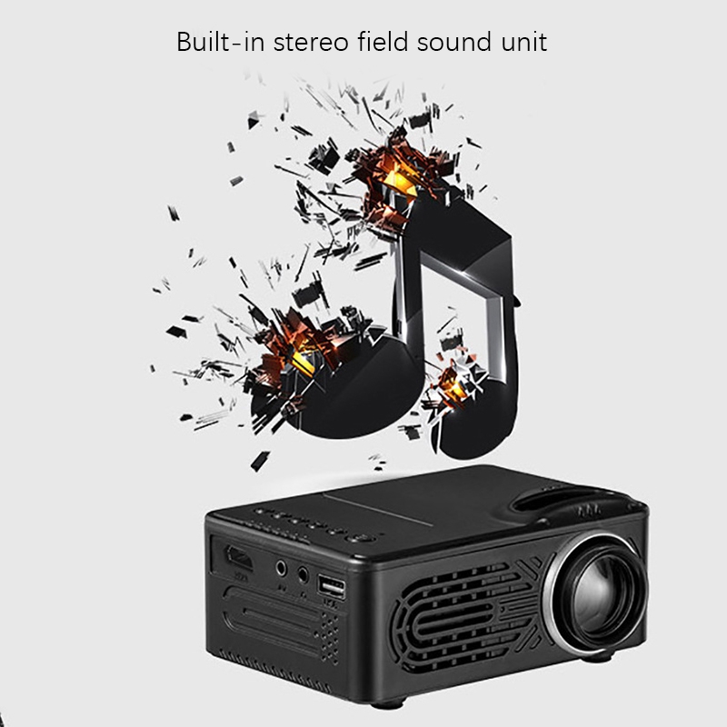LED Projector Projector Support PC Laptop USB Stick USB SD AV Input for ...