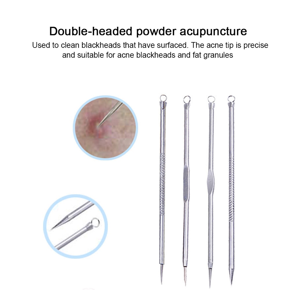 1 pcs no box Ultra-fine Stainless Steel Cell Pimples Acne Needle Black ...