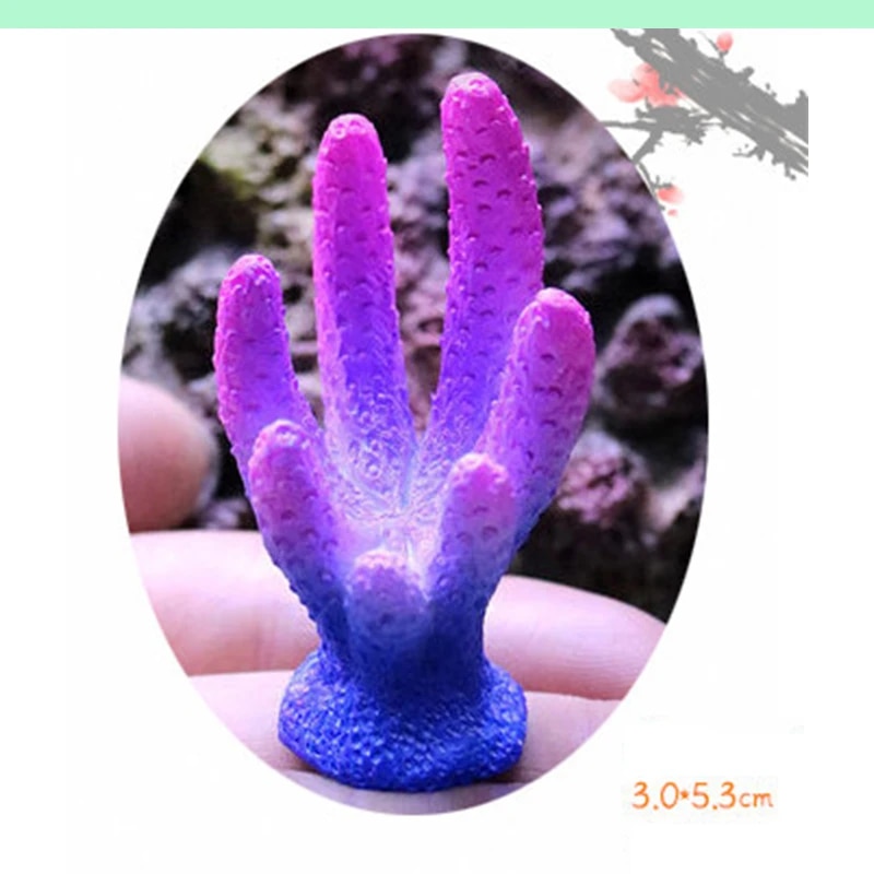 Large Aquarium Artificial Coral Fish Tank Underwater Plant Ornament Decorations