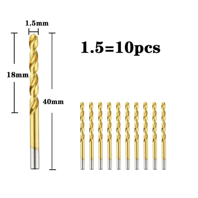 Twist Drills Cobalt Drilling Drill Drilling Bosch Metal Rechargeable