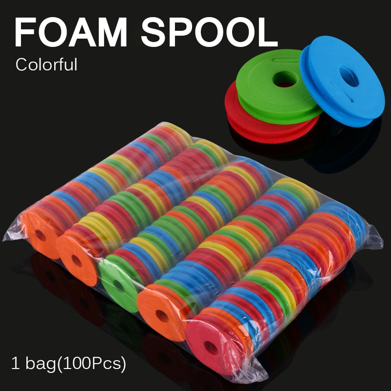 Fishing Leader Line Holder Foam Boards - Pack Of 10 With Retaining Pins For  Snelled Hooks &