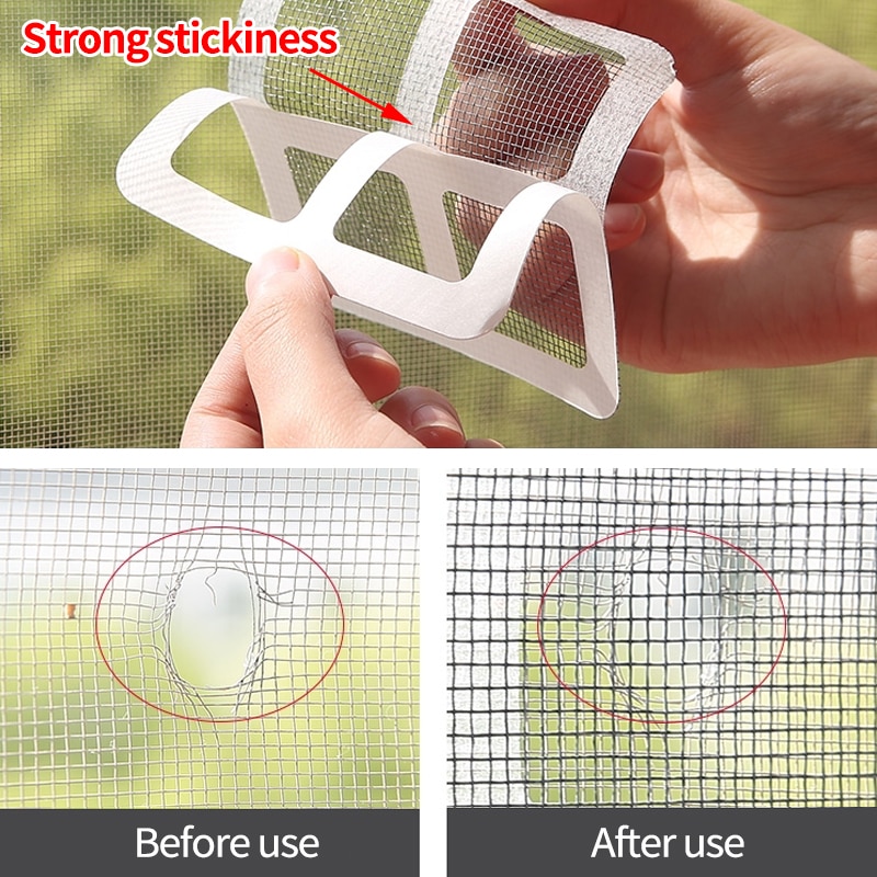 Fix Net Window Home Adhesive Anti Mosquito Fly Bug Insect Repair Screen ...