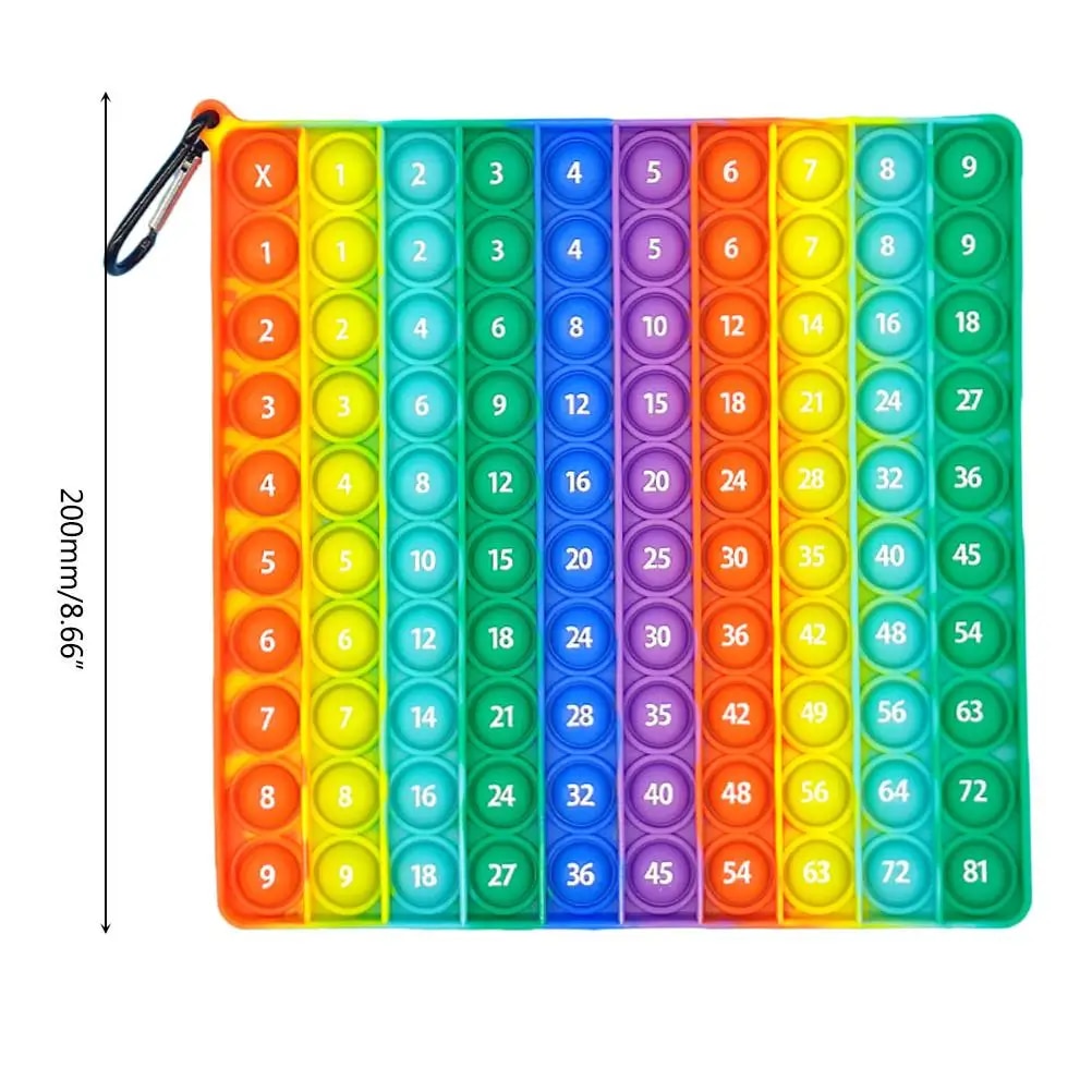 Baby's Math Table Montessori Educational Kids Toys Baby Math Arithmetic Multiplication ...