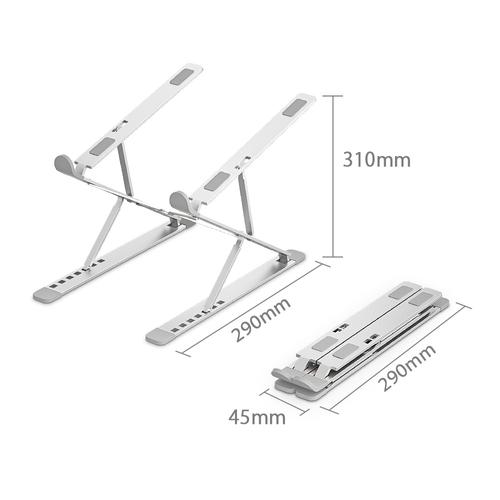 Adjustable Laptop Stand Aluminum For Macbook Foldable Computer PC ...