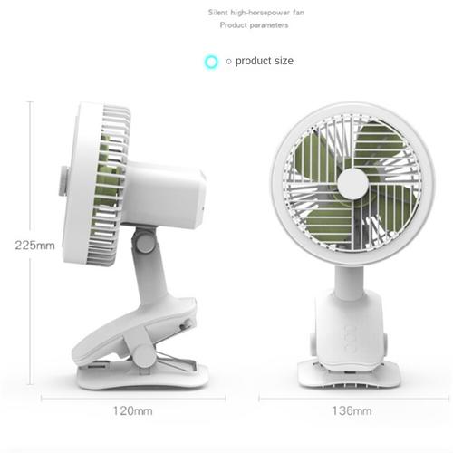 Fan With Wind 2000mA Hand-held Fan, Quiet Plastic Wind Power Simple Portable Fan ...